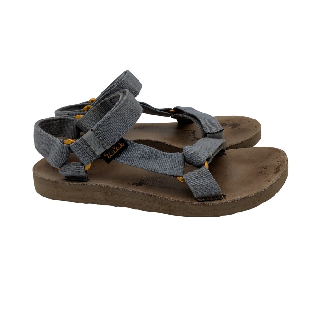Teva Original Universal Gray Strappy Athletic Hiking Sandals Womens‎ 7 1006910